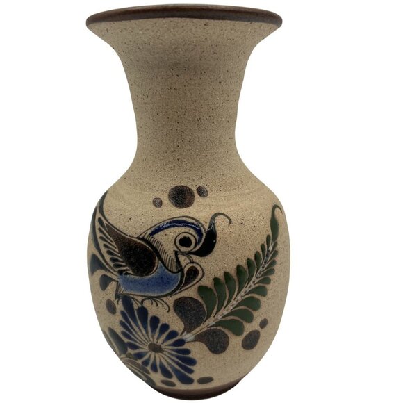 Vintage Mexican Folk Art Gardiel Pottery Mexico Signed Mug Vase Set Collectable - Picture 14 of 15